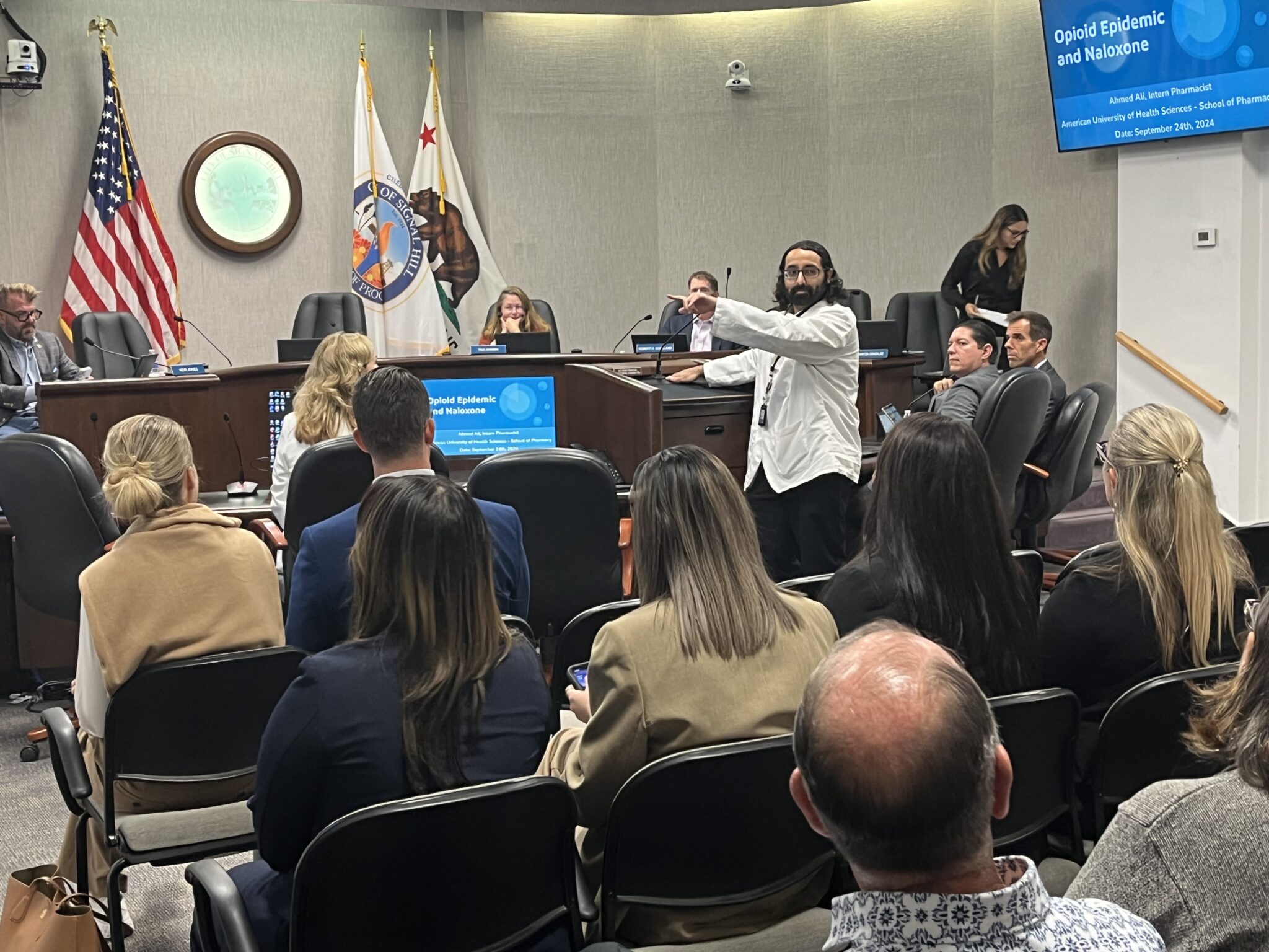 AUHS SOP EDUCATES SIGNAL HILL CITY COUNCILThe Opioid Epidemic and